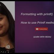 Formatting With Printf In Java How To Use Printf Method In Java