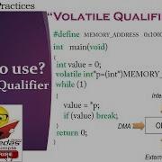 How To Use Volatile Keyword Volatile Qualifier In C With Example