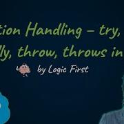 Java Exception Handling Try Catch Finally Throw Throws Java Course In Tamil Logic First Tamil