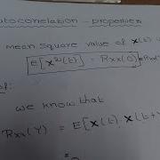 Autocorrelation Function Properties