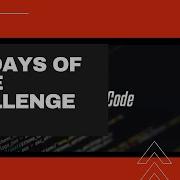 100 Days Of Code Challenge