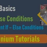 19 Java Basics For Selenium If Else Conditions And Different If Else Conditions