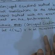 Mod 01 Lec 06 Solution Of Unconstarined Optimization Problem Using Conjugate Gradient Method