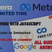 Programming With JavaScript Week1 4 All Quiz Answers Coursera Learning Quiz Answers Quiz