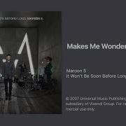 Maroon 5 Makes Me Wonder Radio Edit Official Audio