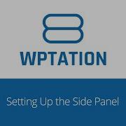 Envision WordPress Theme Setting Up The Side Panel
