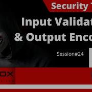 24 Security Testing Basics Input Validation And Output Encoding