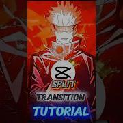 SPLIT Transition Tutorial Capcut Tutorial Capcut Capcuttutorial Animeedit Jinwooedit