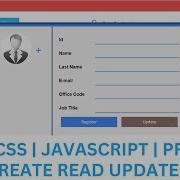 2 CRUD Создать Читать Обновить Удалить проект Проект JavaScript на хинди Justforcode