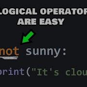 Logical Operators In Python Are Easy