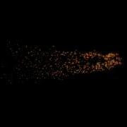 Magic Particles Footage Overlay On Black Background Free Stock Video