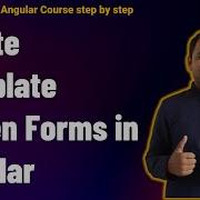 Template Driven Forms In Angular Complete Angular Tutorial For Beginners