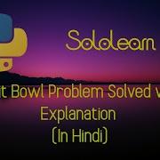 Sololearn Fruit Bowl Problem Solved Python Cool Py