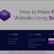 Web UI Development Tutorial Part 15 How To Make Footer On The Website Using Bootstrap