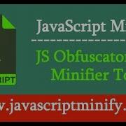 JavaScript Minify JS Minifier Obfuscator Compressor Tool