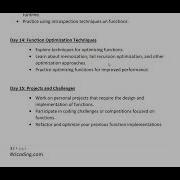 20 Days Python Functions Challenge Syllabus Overview