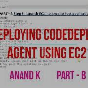 AWS CI CD Part B EC2 Code Deploy Agent Anand K