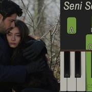 Seni Severdim Yildiz Usmanova Kara Sevda SLOW EASY PIANO TUTORIAL How To Play Piano Seni Severdim