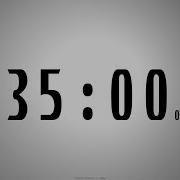35 Minutes COUNTDOWN TIMER With Voice Announcement Every Minute