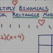 Multiply Binomials With Rectangle Models
