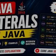 Java Literals Integer Floating Point Character String Boolean Null Literals Types Of Literals