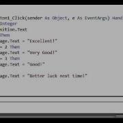 Visual Basic Converting An If Condition To Select Case Example 1