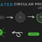Animated Circular Progress Bar Using HTML CSS JavaScript