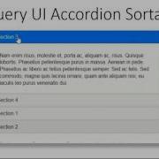 JQuery UI Accordion Sortable Sort By Dragging