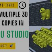 Save Time Create Multiple 3D Model Copies In Bambu Studio Fast
