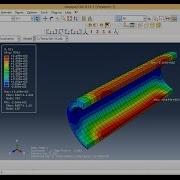Abaqus Tutorial Videos 3D Solid Pipe Subjected To Internal Pressure