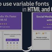 How To Use Variable Custom Font Files To Display Fonts Dynamically In HTML And CSS Custom Fonts