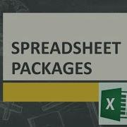 ICT Spreadsheet Packages