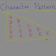 2 Character Pattern In Java Java Pattern Printing
