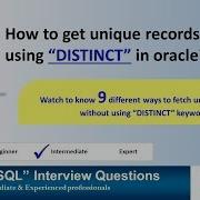 Oracle Interview Question How To Get Unique Records Without Using Distinct In Oracle