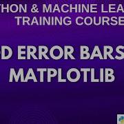 How To Add Error Bars In Matplotlib