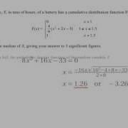Continuous Random Variables Past Paper Questions