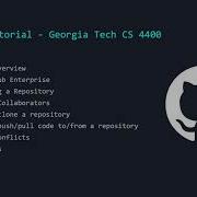 Georgia Tech CS4400 GitHub Tutorial