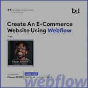 Create An E Commerce Website Using Webflow