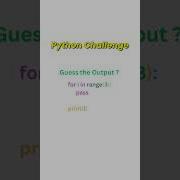 Python Coding Challenge 25 Second Output Test Python Practice