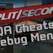 Split Second QA Cheats Debug Menu DL For Demo Version Only