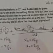 Physics 12 Multiple Step Kinematics Examples