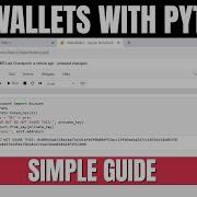 How To Generate Ethereum Wallets With Python Simple Guide