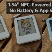 Hands On With NFC Powered 4 Color E Paper Display No Battery Needed