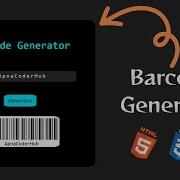 Barcode Generator Using Html Css Js With Source Code