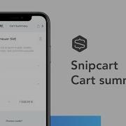 Snipcart Tutorial Cart Summary