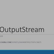 Working With The FileOutputStream In Java 6 3