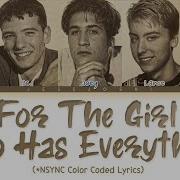 NSYNC For The Girl Who Has Everything Color Coded Lyrics