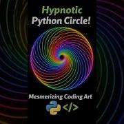Hypnotic Circle Animation Using Python Turtle Mesmerizing Coding Art Coding Python