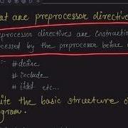 Preprocessor Directives In C Part 13 C Programming 2 3 Marks Question Answers Dowithme