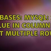 Databases MySQL Split Value In Column To Get Multiple Rows 2 Solutions